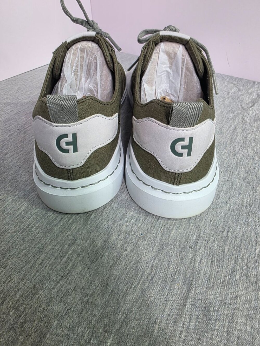 Cole Haan GrandPro Rally Canvas Court Sneakers Dusty Olive Mens 11 Worn Once - Picture 4 of 11